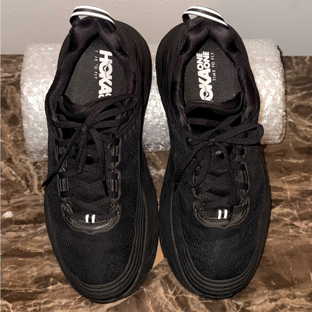 Hoka One One Men’s Bondi 6 Running Shoes- Black Sz 9 X-Wide Mod 1019271-BBLC